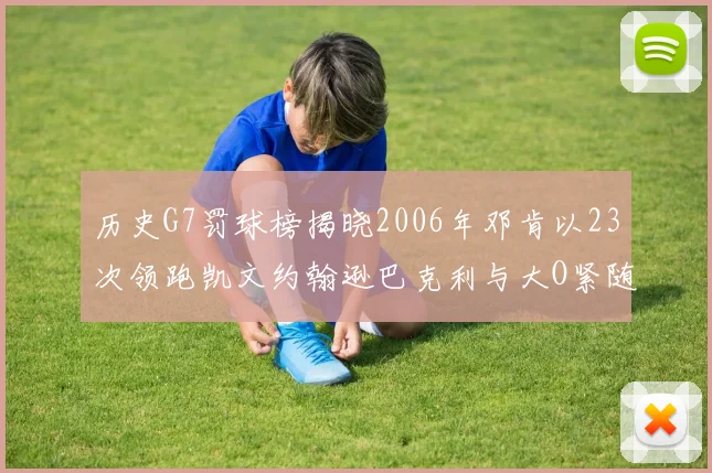 历史G7罚球榜揭晓2006年邓肯以23次领跑凯文约翰逊巴克利与大O紧随其后